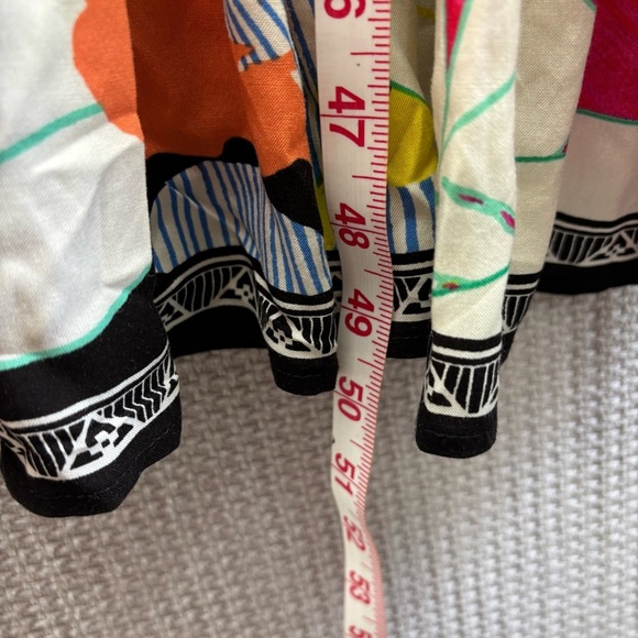 Flying Tomato Anthropologie Tropical Wrap Midi Dress Women Sz Small-Beach Floral - Picture 10 of 10